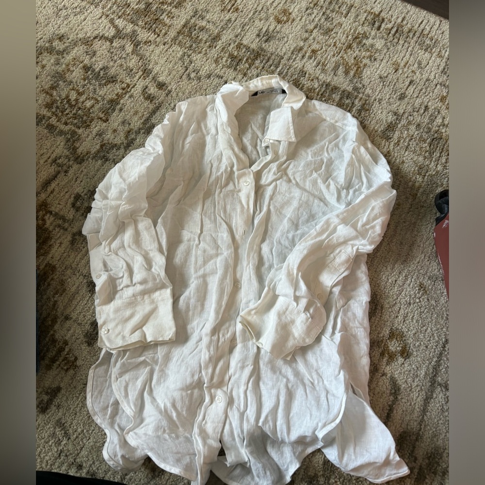 Zara linen top